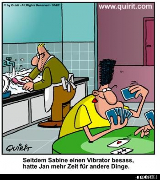 Seitdem Sabine einen Vi*brator besass, hatte Jan mehr Zeit.. - Lustige Bilder | DEBESTE.de