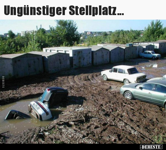 Ungünstiger Stellplatz...