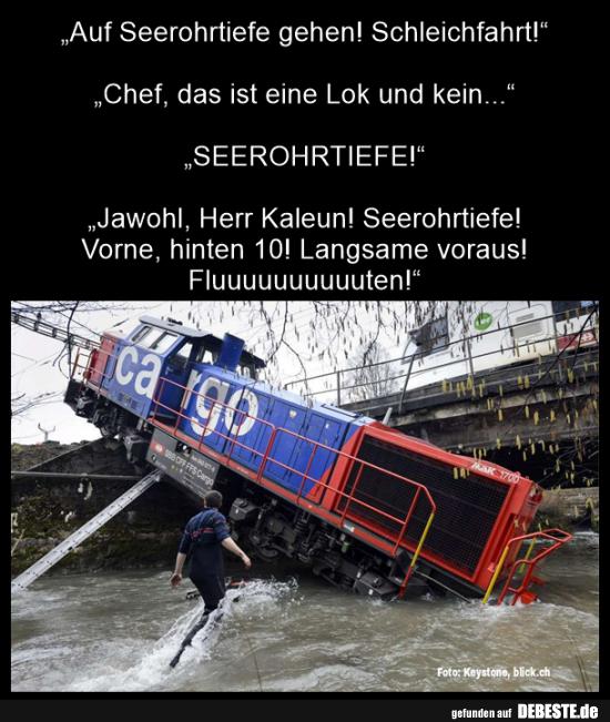 „Auf Seerohrtiefe gehen! Schleichfahrt!“