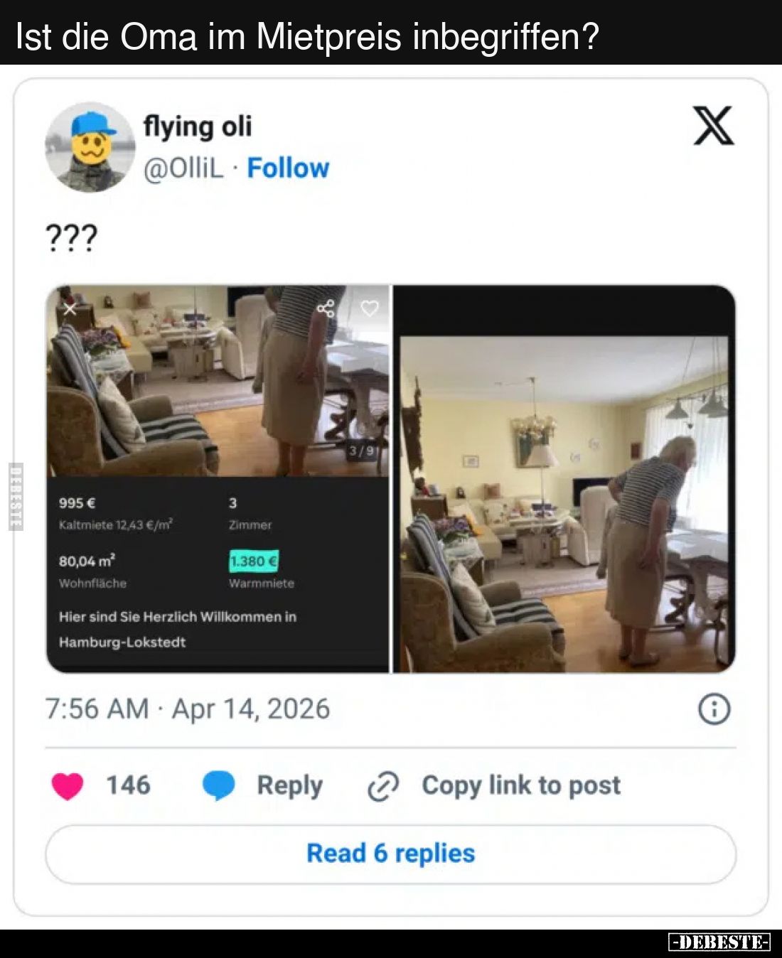 Ist die Oma im Mietpreis inbegriffen?..