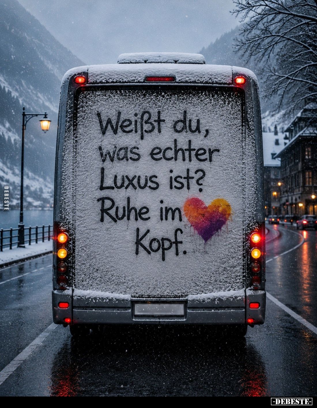 Weißt du, was echter Luxus ist? -
Ruhe im Kopf.