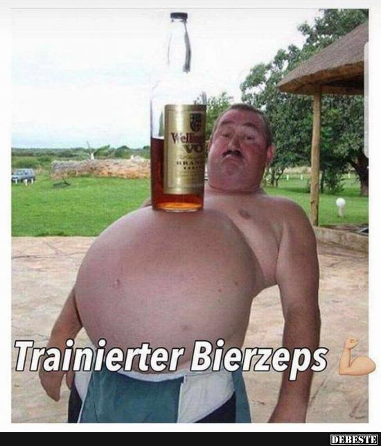 Trainierter Bierzeps.. - Lustige Bilder | DEBESTE.de