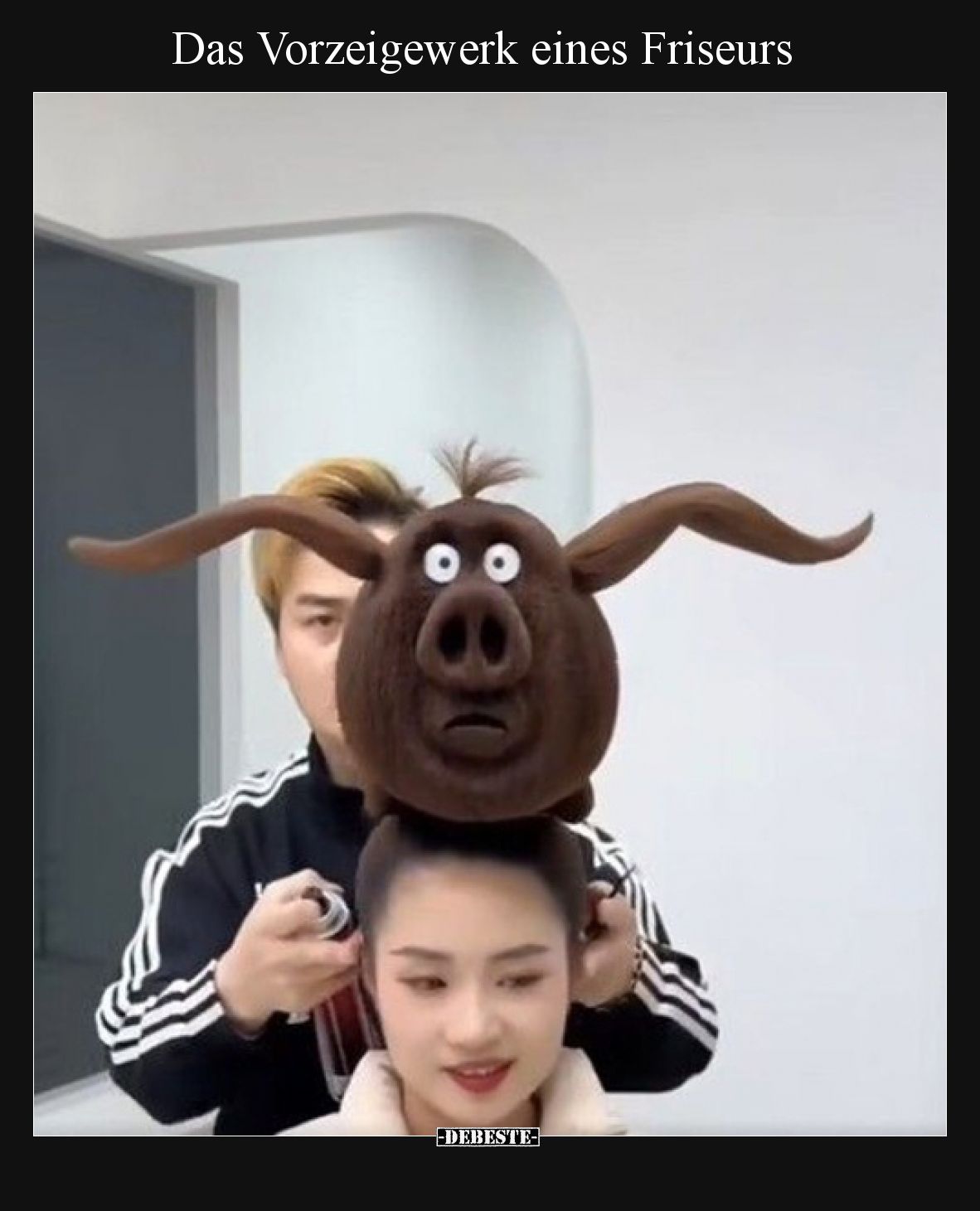 Das Vorzeigewerk eines Friseurs