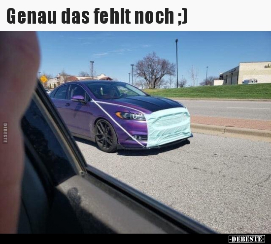 Genau das fehlt noch ;)