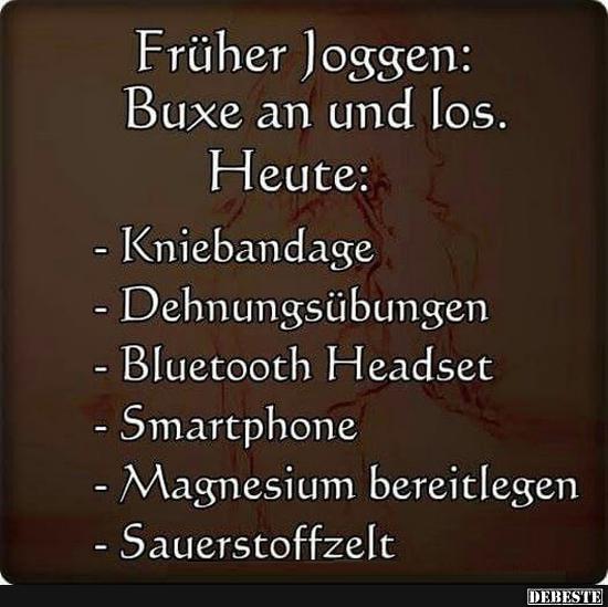 Früher Joggen: Buxe an und los. - Lustige Bilder | DEBESTE.de