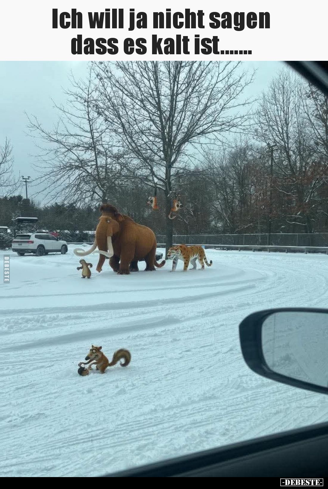 Ich will ja nicht sagen dass es kalt ist.......