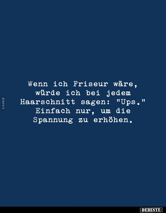 Wenn, Friseur, Haarschnitt