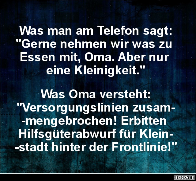 Was man am Telefon sagt.. - Lustige Bilder | DEBESTE.de