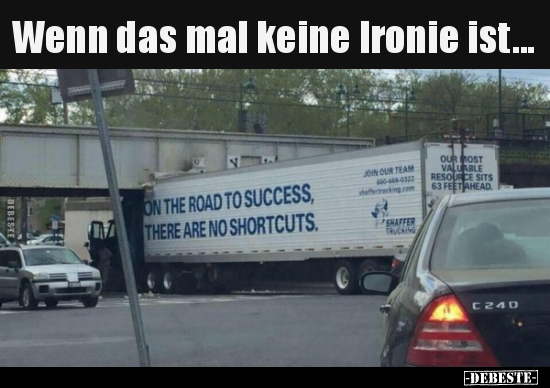 Wenn das mal keine Ironie ist... - Lustige Bilder | DEBESTE.de