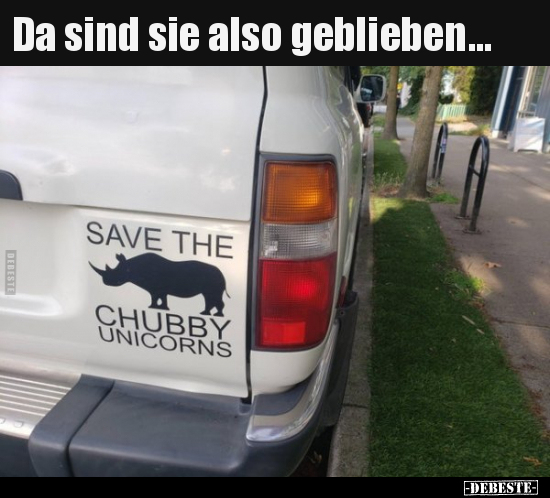 Da sind sie also geblieben