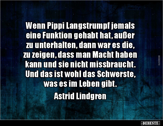 Wenn Pippi Langstrumpf jemals eine Funktion gehabt hat.. - Lustige Bilder | DEBESTE.de