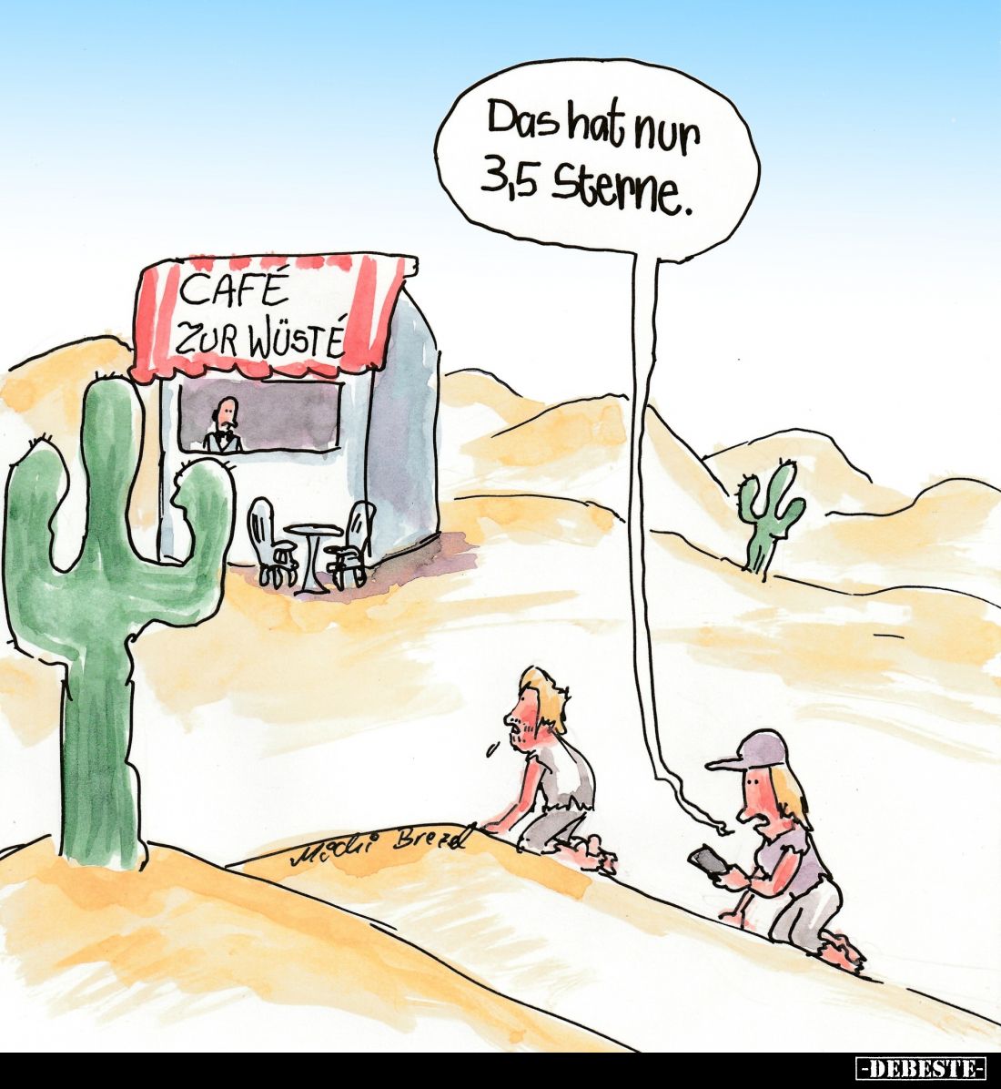 Das hat nur 3,5 Sterne.