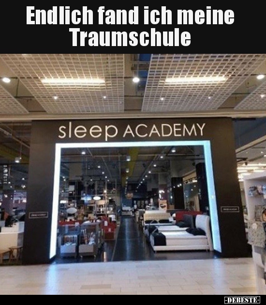 Endlich fand ich meine Traumschule..