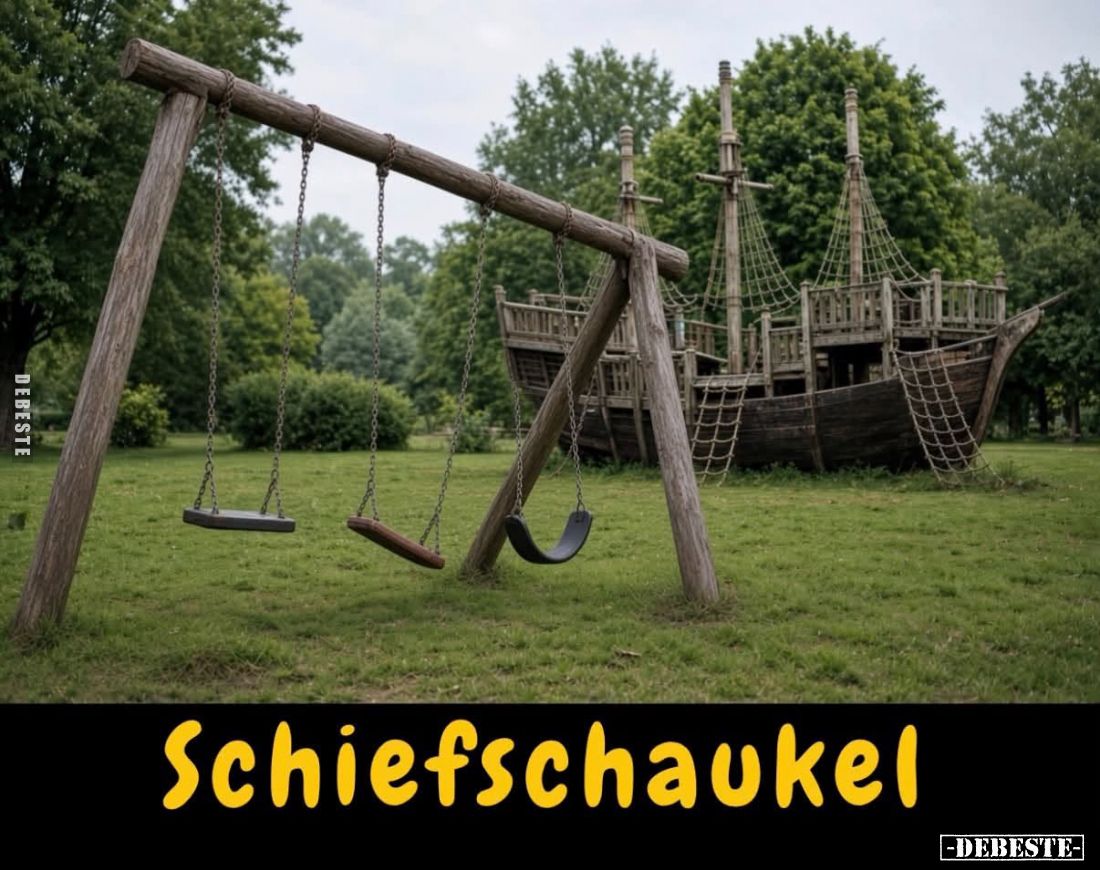 Schiefschaukel.