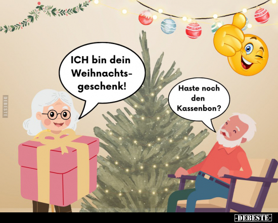 ICH bin dein Weihnachtsgeschenk!.. - Lustige Bilder | DEBESTE.de