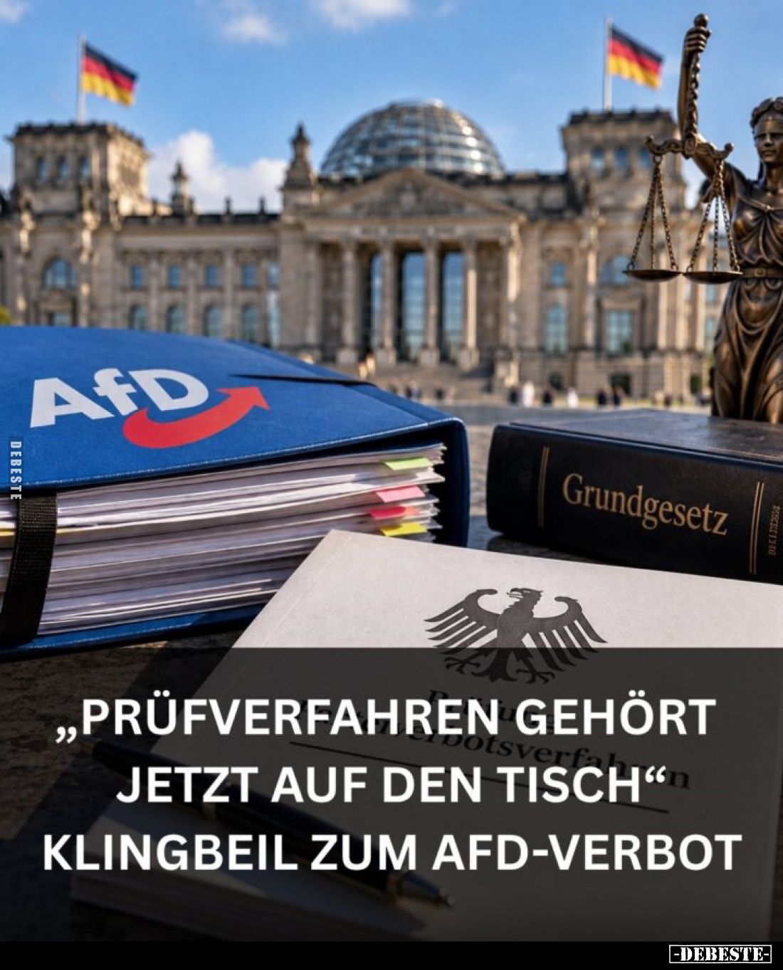 „Prüfverfahren gehört jetzt auf den Tisch“
Klingbeil zum AfD-Verbot.