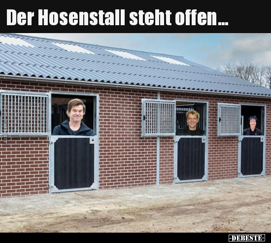Der Hosenstall steht offen... - Lustige Bilder | DEBESTE.de