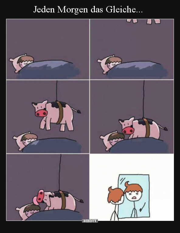 Jeden Morgen das Gleiche...