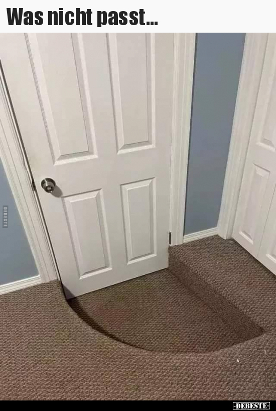 Was nicht passt...