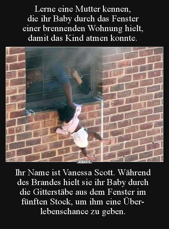Lerne eine Mutter kennen, die ihr Baby durch das Fenster.. - Lustige Bilder | DEBESTE.de