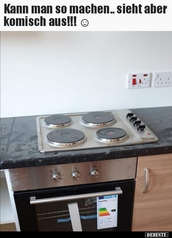 Kann man so machen.. sieht aber komisch aus!!!