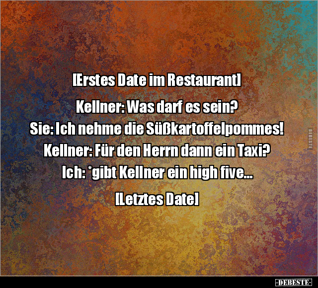 Erstes Date im Restaurant.. - Lustige Bilder | DEBESTE.de
