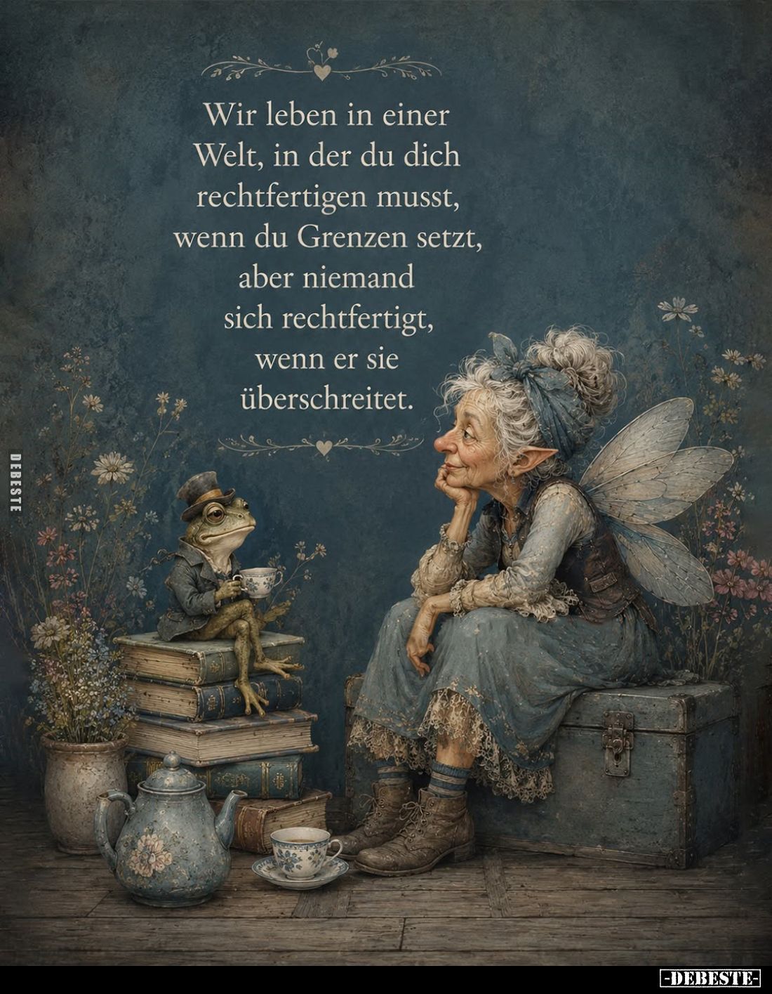 Wir leben in einer Welt, in der du dich rechtfertigen musst, wenn du Grenzen setzt, aber niemand sich rechtfertigt, wenn er s...
