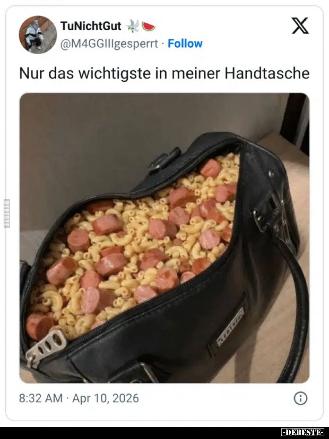 Nur das wichtigste in meiner Handtasche.. - Lustige Bilder | DEBESTE.de