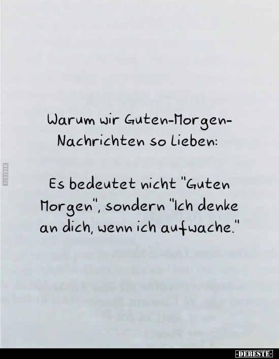 Warum wir Guten-Morgen-Nachrichten so Lieben.. - Lustige Bilder | DEBESTE.de