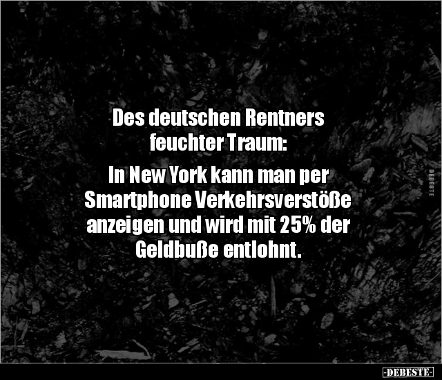 Des deutschen Rentners feuchter Traum: In New York kann.. - Lustige Bilder | DEBESTE.de