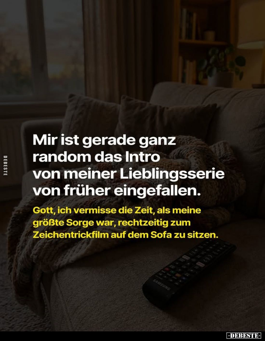 Mir ist gerade ganz random das Intro von meiner Lieblingsserie von früher eingefallen.
Gott, ich vermisse die Zeit, als mein...