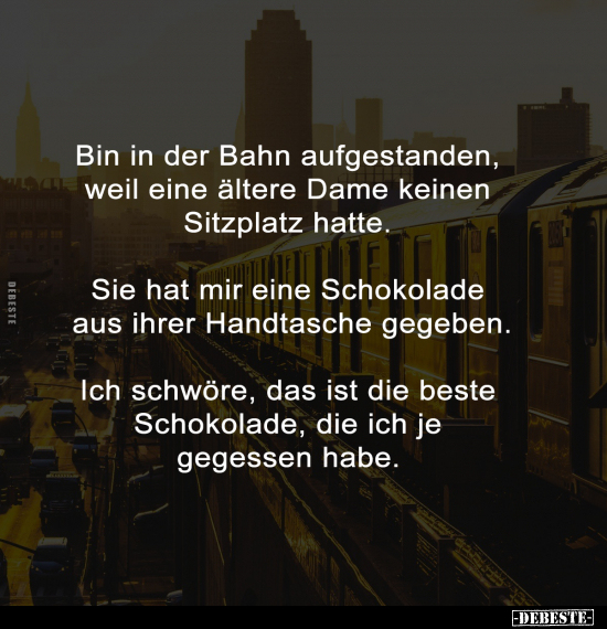 Bahn, Schokolade