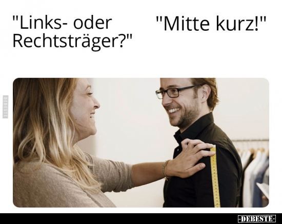 "Links- oder Rechtsträger?"..
