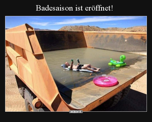 Badesaison ist eröffnet!.. - Lustige Bilder | DEBESTE.de