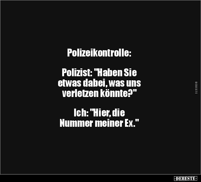 Polizeikontrolle.. - Lustige Bilder | DEBESTE.de