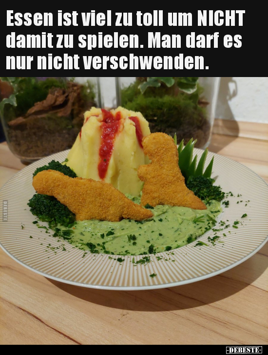 Essen ist viel zu toll um nicht damit zu spielen... - Lustige Bilder | DEBESTE.de