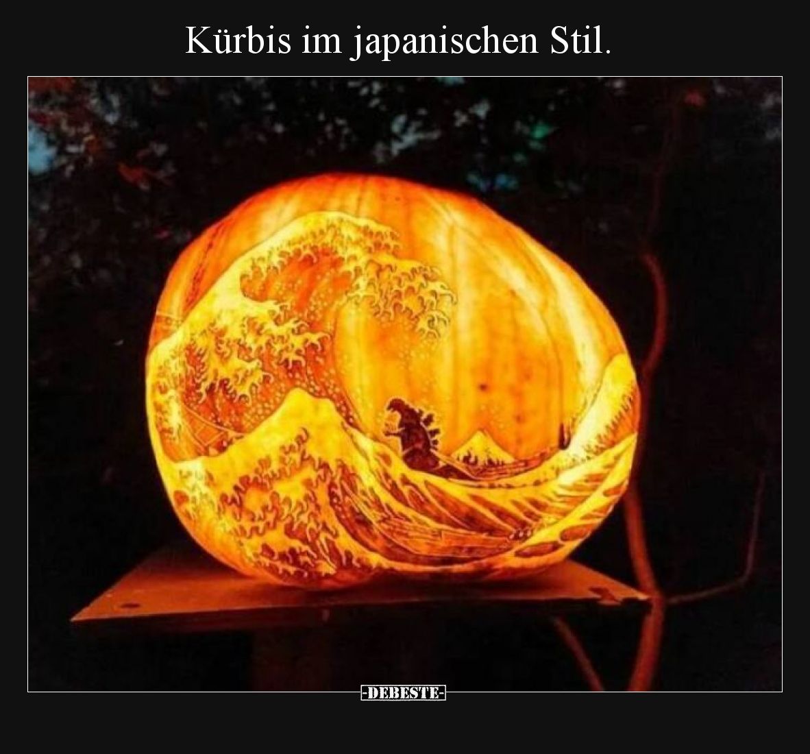 Kürbis im japanischen Stil... - Lustige Bilder | DEBESTE.de