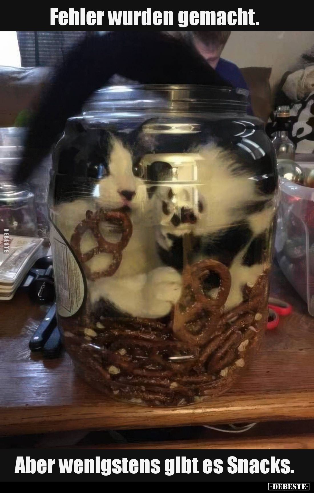 Fehler wurden gemacht. Aber wenigstens gibt es Snacks.