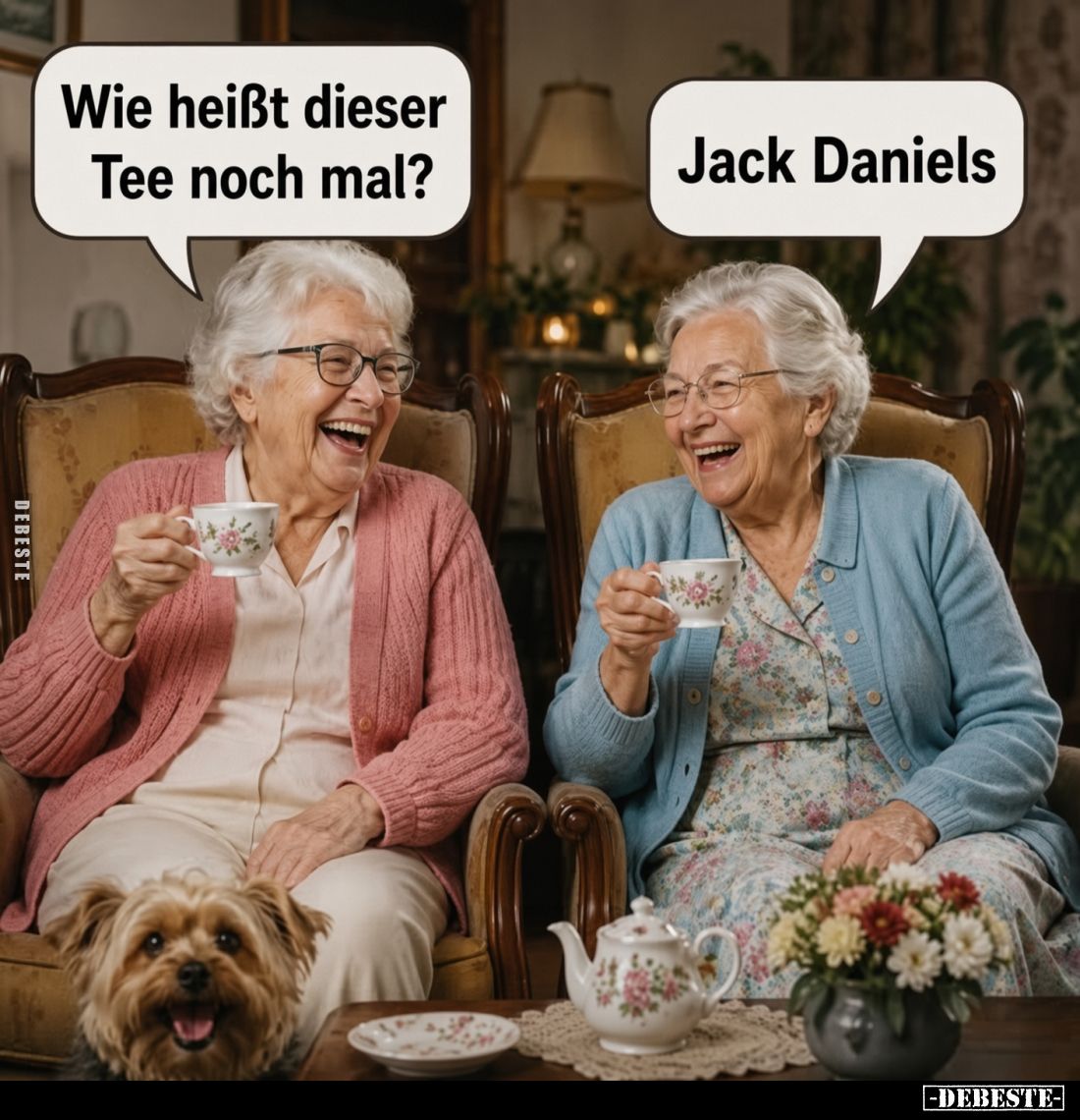Wie heißt dieser Tee noch mal?
Jack Daniels