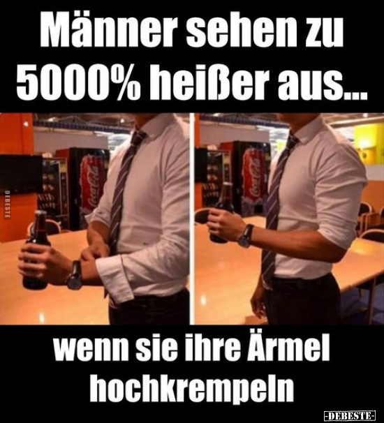 Männer sehen zu 5000% heißer aus.. - Lustige Bilder | DEBESTE.de