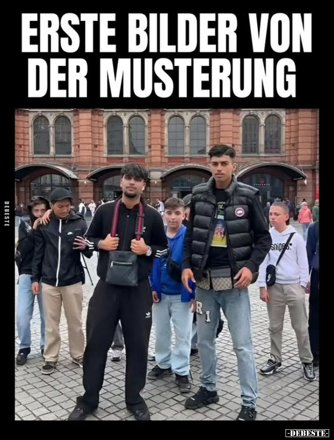 Erste Bilder von der Musterung