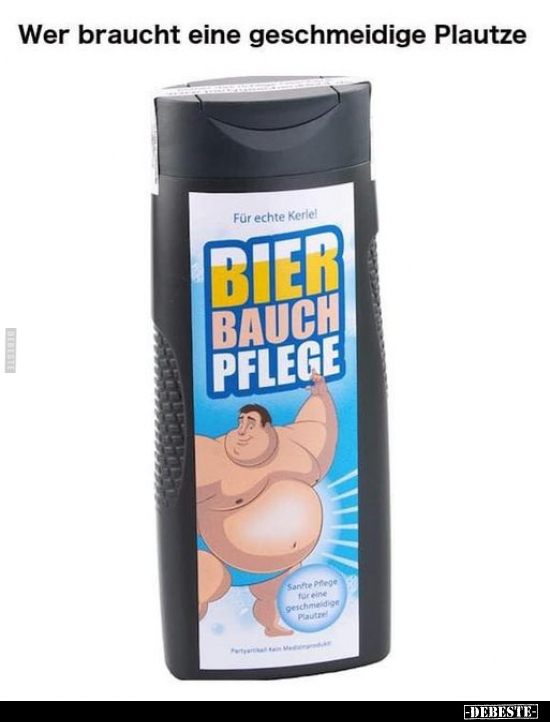Wer braucht eine geschmeidige Plautze.. - Lustige Bilder | DEBESTE.de