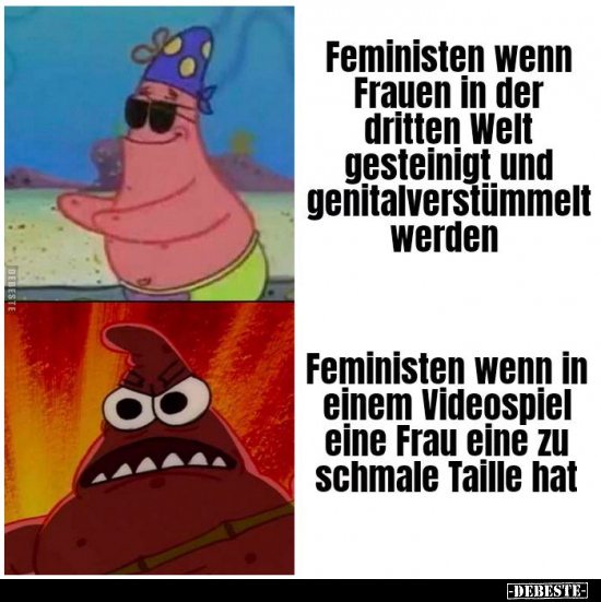 Feministen wenn Frauen in der dritten Welt gesteinigt.. - Lustige Bilder | DEBESTE.de