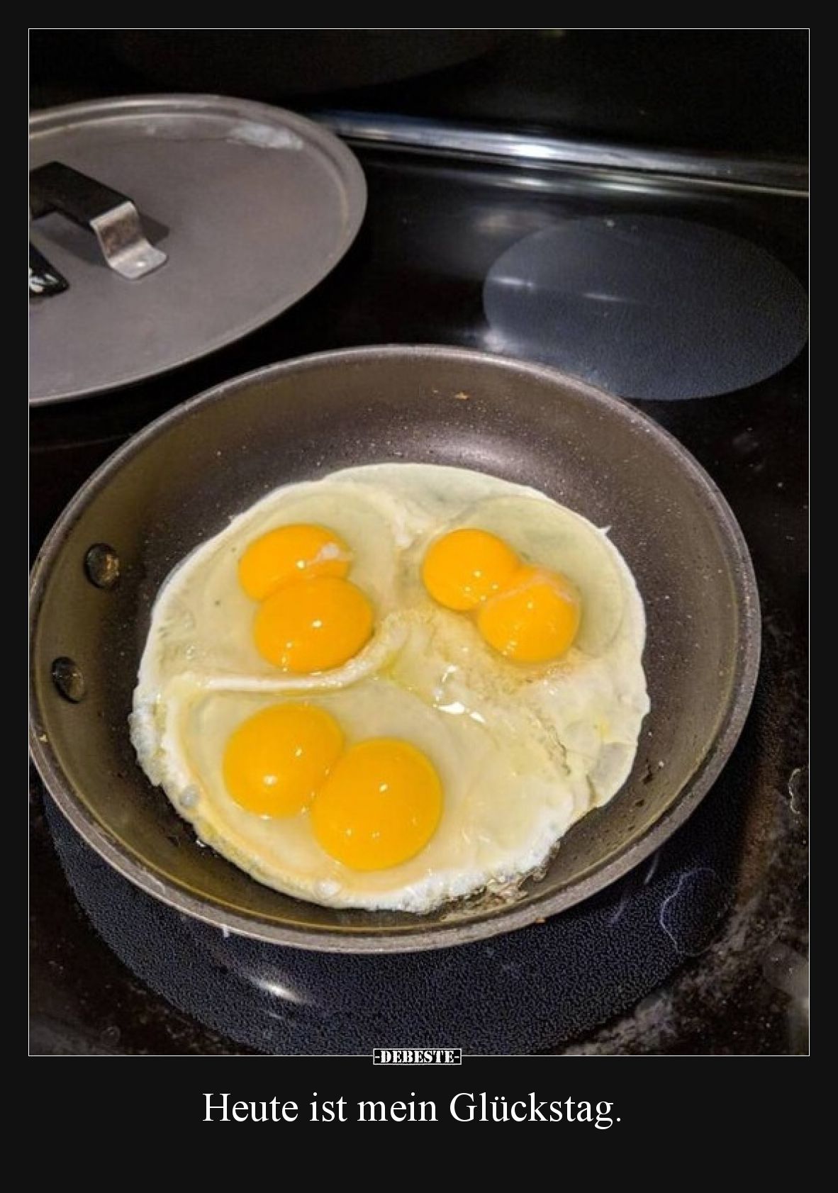 Heute ist mein Glückstag.