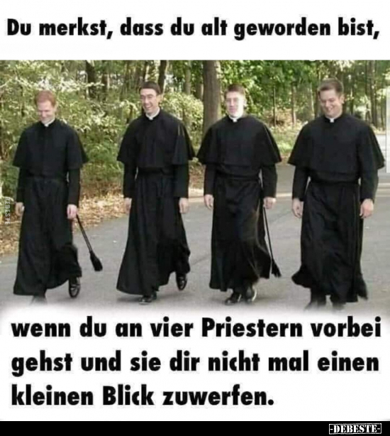 Du merkst, dass du alt geworden bist