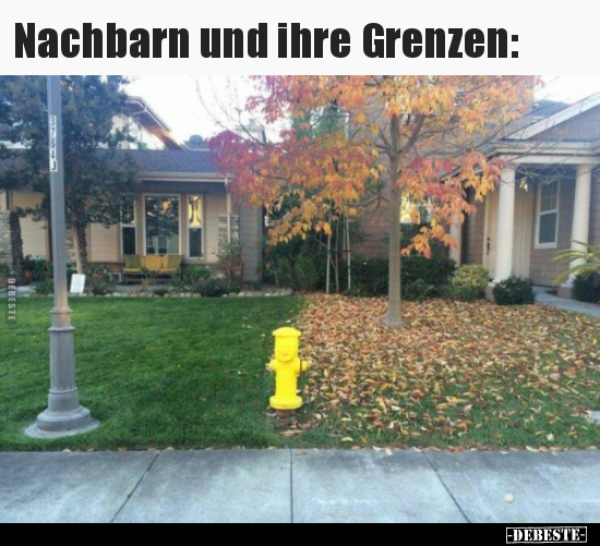 Nachbarn und ihre Grenzen.. - Lustige Bilder | DEBESTE.de