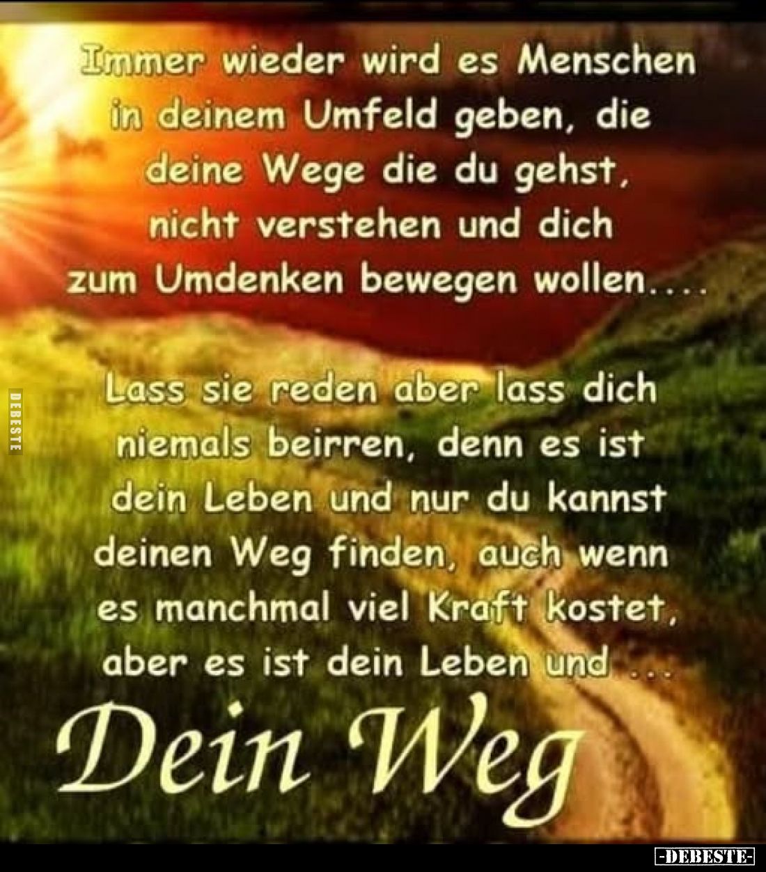 Immer wieder wird es Menschen in deinem Umfeld geben, die.. - Lustige Bilder | DEBESTE.de