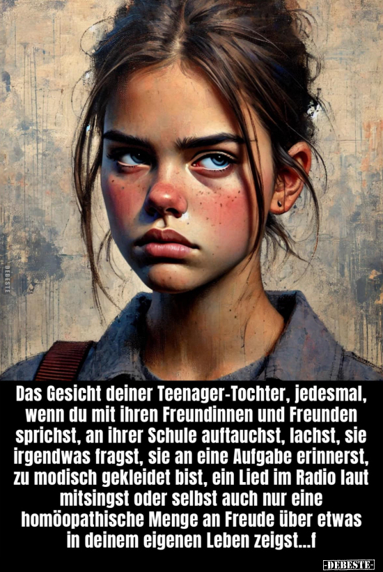 Das Gesicht deiner Teenager-Tochter.. - Lustige Bilder | DEBESTE.de