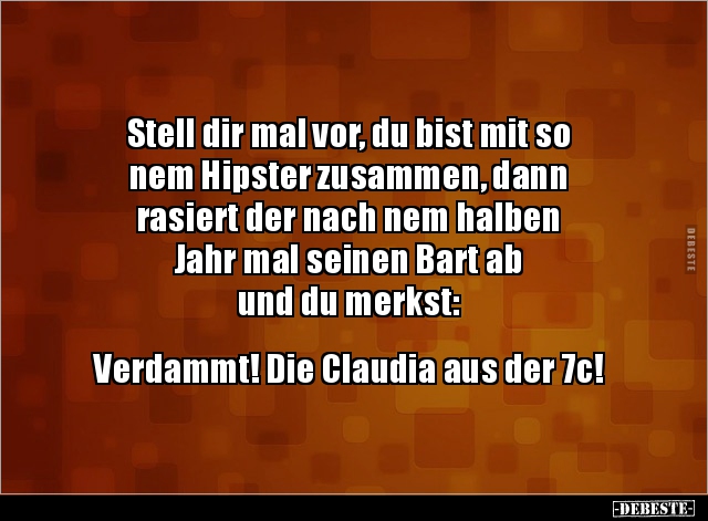 Stell dir mal vor, du bist mit so nem Hipster zusammen.. - Lustige Bilder | DEBESTE.de