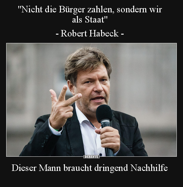 "Nicht die Bürger zahlen, sondern wir als Staat"..